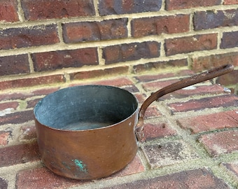 Stamped Copper Pot: French Farmhouse Decor copper chic