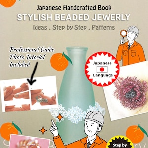 Japanese Beading Craft Book – Stlist Beaded Jewerly | PDF Tutorial and Pattern | Braclet Necklage and more