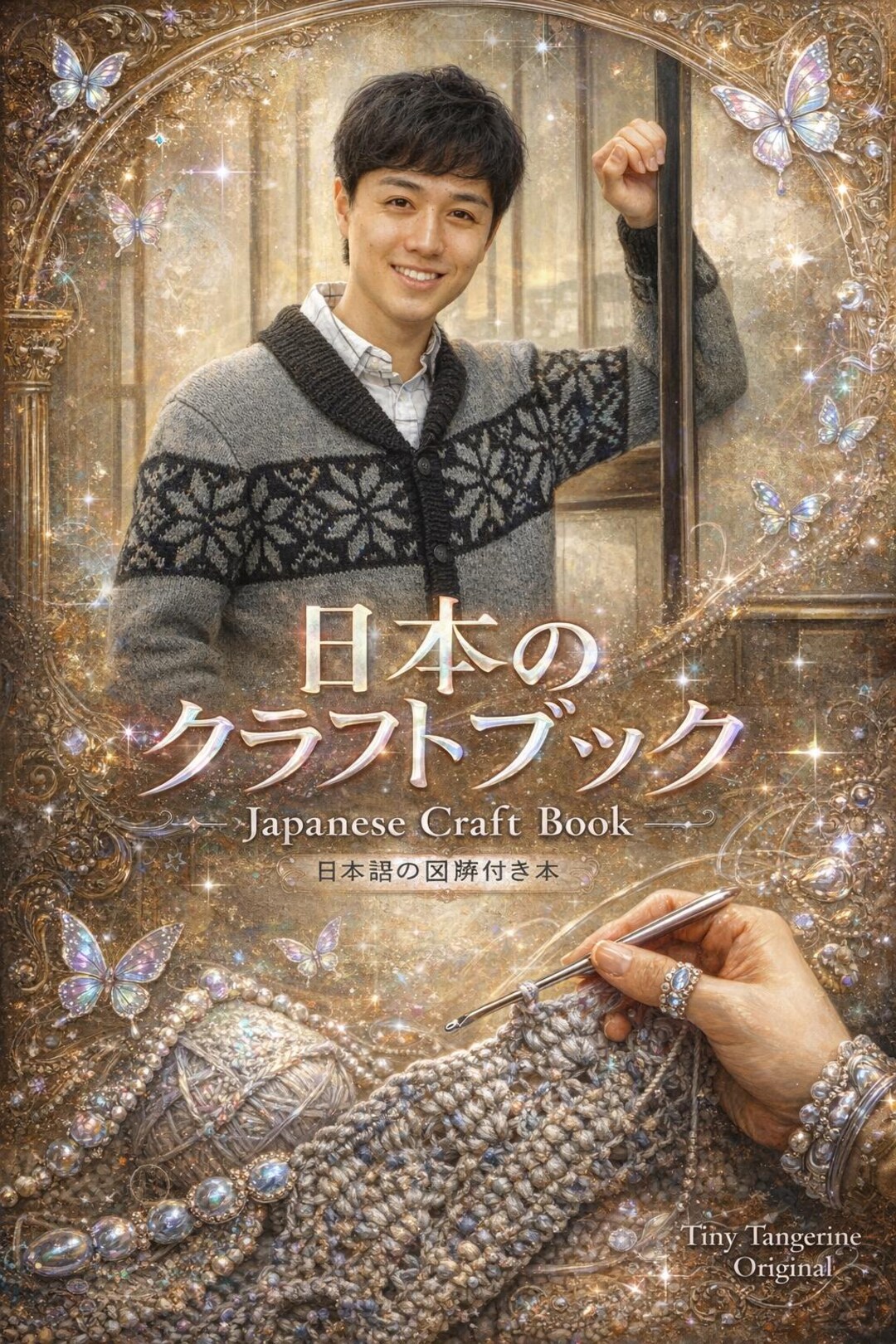 Japanese Knitting Book Adult Men's Wearable Knit PDF Tutorial and