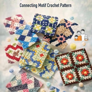Häkelanleitung Verbindungsmotiv | Digitale Anleitungen mit Mustern | Perfekt für Anfänger & Heimwerker | Tangerine Universe Original
