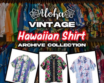Vintage Hawaiian Shirt Archive PDF | 900 Aloha Shirts Photo Collection | Japanese Book with English Info