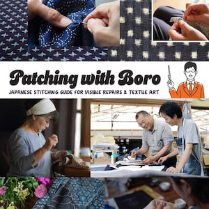 Boro Mending Book | Japanese Stitching Guide for Visible Repairs & Textile Art | English PDF Download