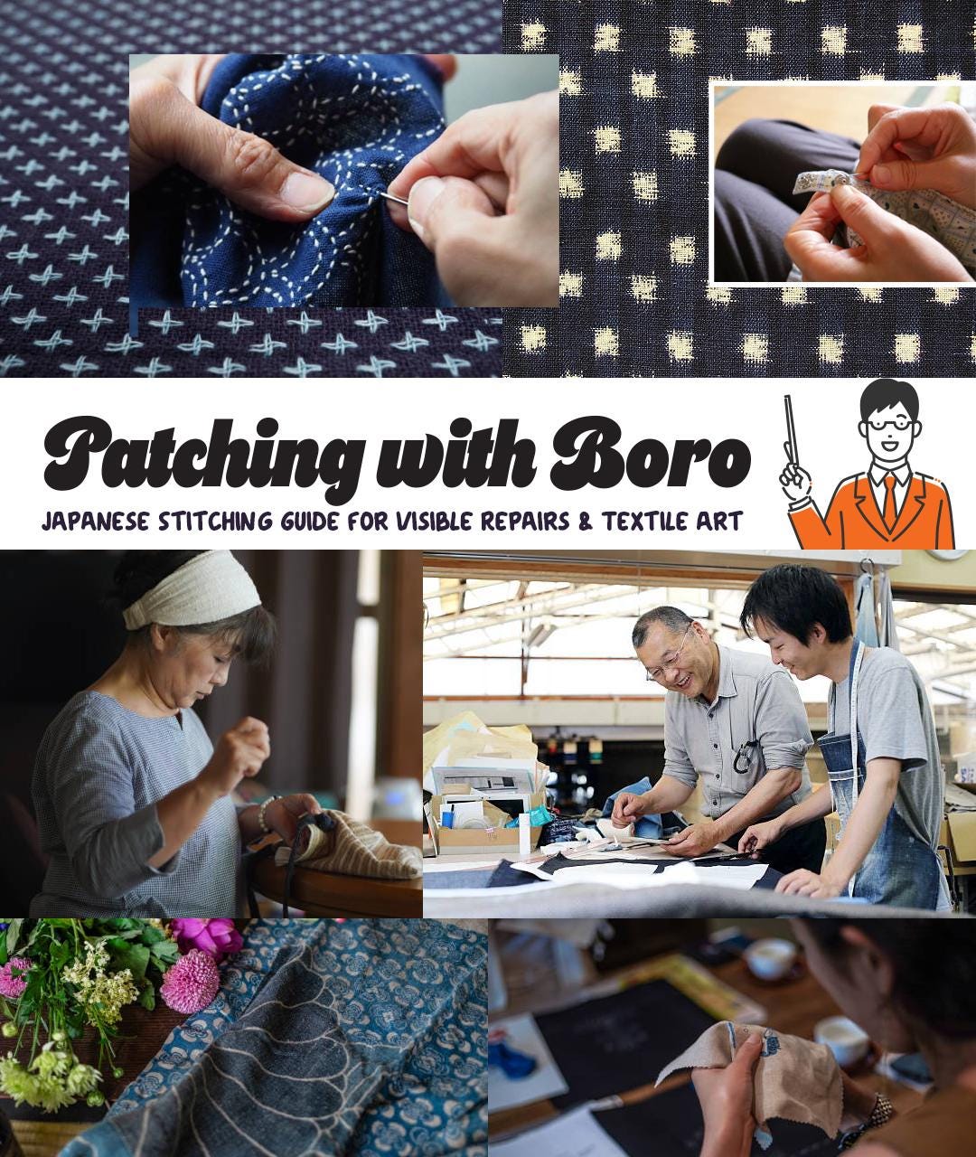 Japanese boro - Etsy 日本