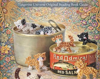 Whimsical Beaded Cat | PDF Tutorial & Pattern | Japanese Art of Beading