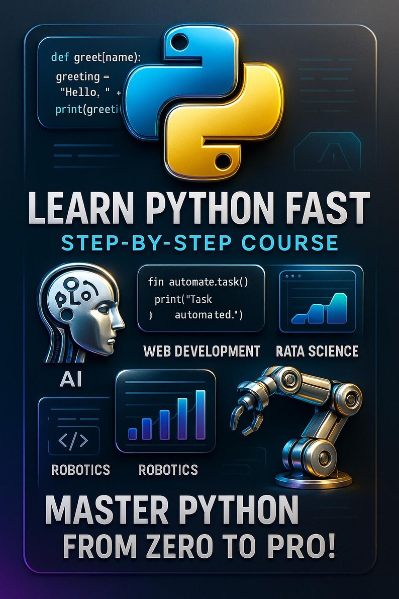 Master Python Programming – Beginner to Pro | Python Bootcamp Course | Step by Step Tutorial | Digital Download by Tangerine Universe image 2