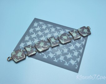 Silk Screen #19 / Sea Turtle Silk Screen / Polymer Clay Silk Screen