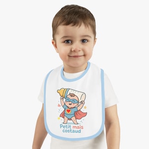 Superhero Baby Bib, Cute Baby Gift, Baby Shower Accessory, Infant Feeding Bib, Adorable Baby Apparel, Fun Bib for Messy Eaters