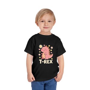 Cute T-Rex Toddler Tee, Dinosaur Birthday Gift, Kids Summer Apparel, Fun Playtime Shirt, Baby Shower Present