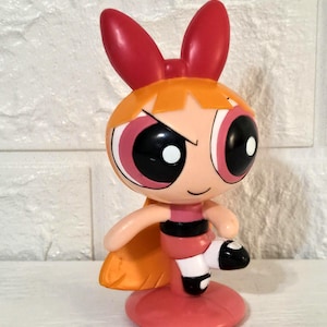 Vintage Blossom Powerpuff Girls Figur 2002 Cartoon Netzwerk Sammler Hartplastik Figur