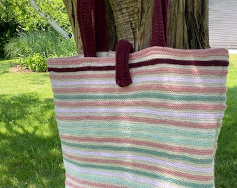 Hand Knit Tote