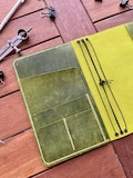 Personalized Leather Notebook\/Book Cover: Handmade A5 Journal product logo