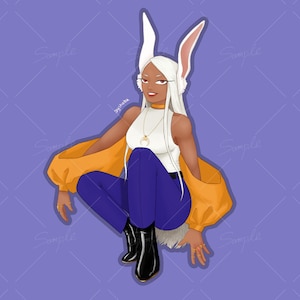 Hasenheld Mirko Sticker, My Hero Academia
