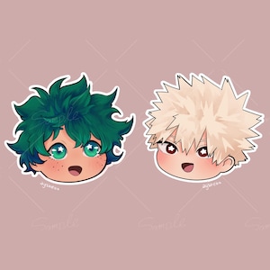 Bkdk Chibi Aufkleber. Mein Held Academia