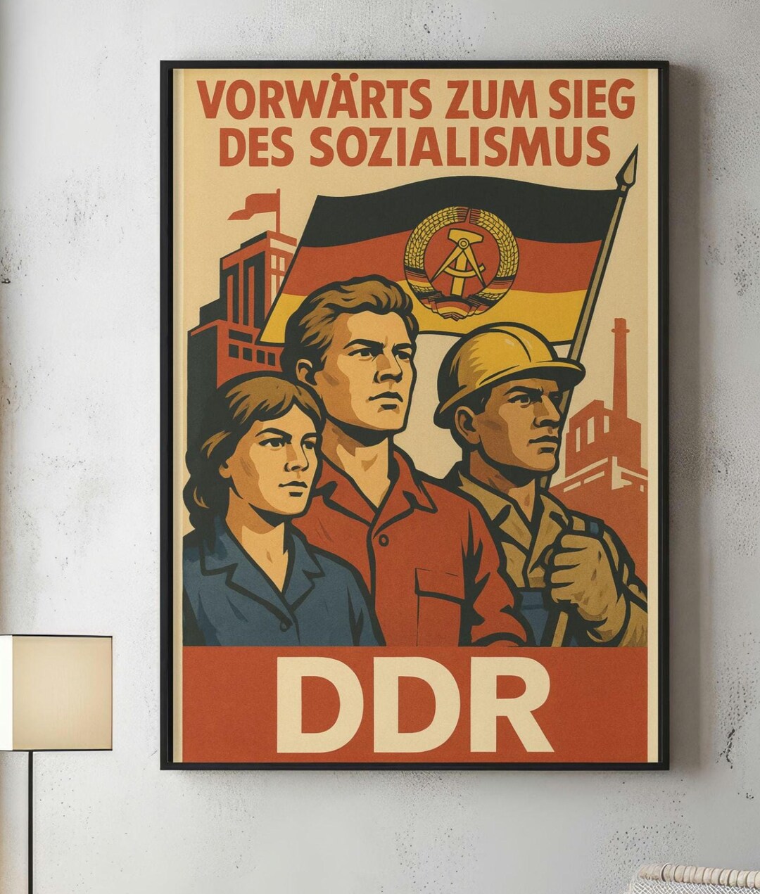 Propaganda Poster Forward to Victory PNG Socialist Propaganda Motif for ...