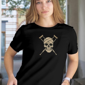 Totenkopf Totenschädel T Shirt Motiv PNG Krücken und verbunden für Drucke Poster Sticker Totenschädel Partyshirt 4200x4800 Pixel 300dpi