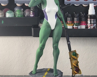 She-Hulk — Estatua pintada a mano a escala 1:6 / Marvel Comics