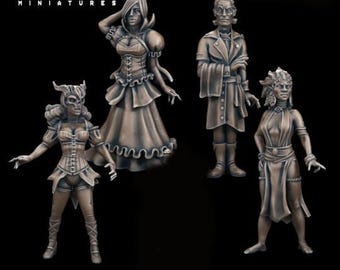Miniaturas de las novias de Strahd