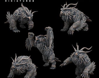 Miniaturas de mesa de Owlbear