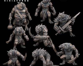 Miniaturas de mesa de Ratman