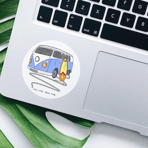 Van Life Adventure Is Calling , Campervan Sticker, Van Life Sticker, Campervan Gift, Adventure, Road Trip  Surf Lifestyle Sticker