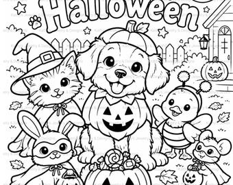 Halloween målarbild