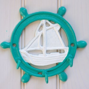 Nautical Key Rack - Ship Key Ring - Wall Key Holder