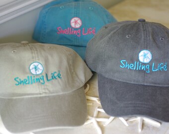 Beach Shelling Life® Hat - Embroidered Hat - Shelling Life Hat