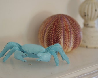 Shabby Little Crabby - Cast Iron Crab - PICK YOUR COLOR