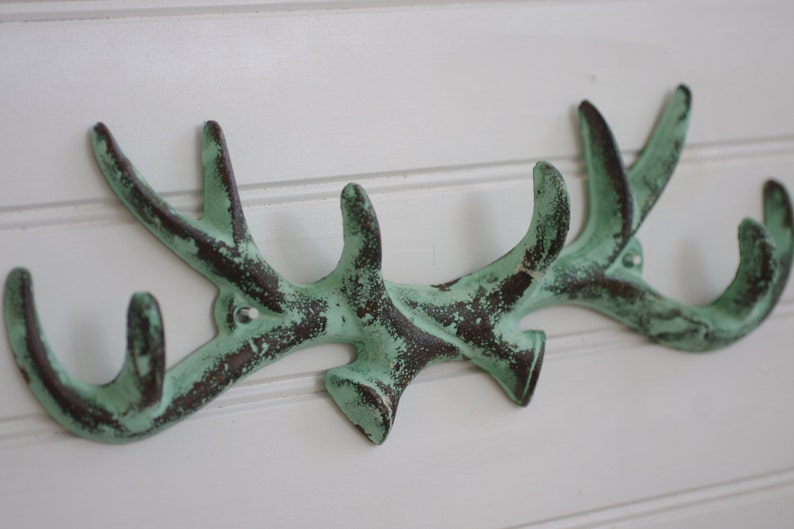 Cast Iron Antlers Cabin Decor image 5