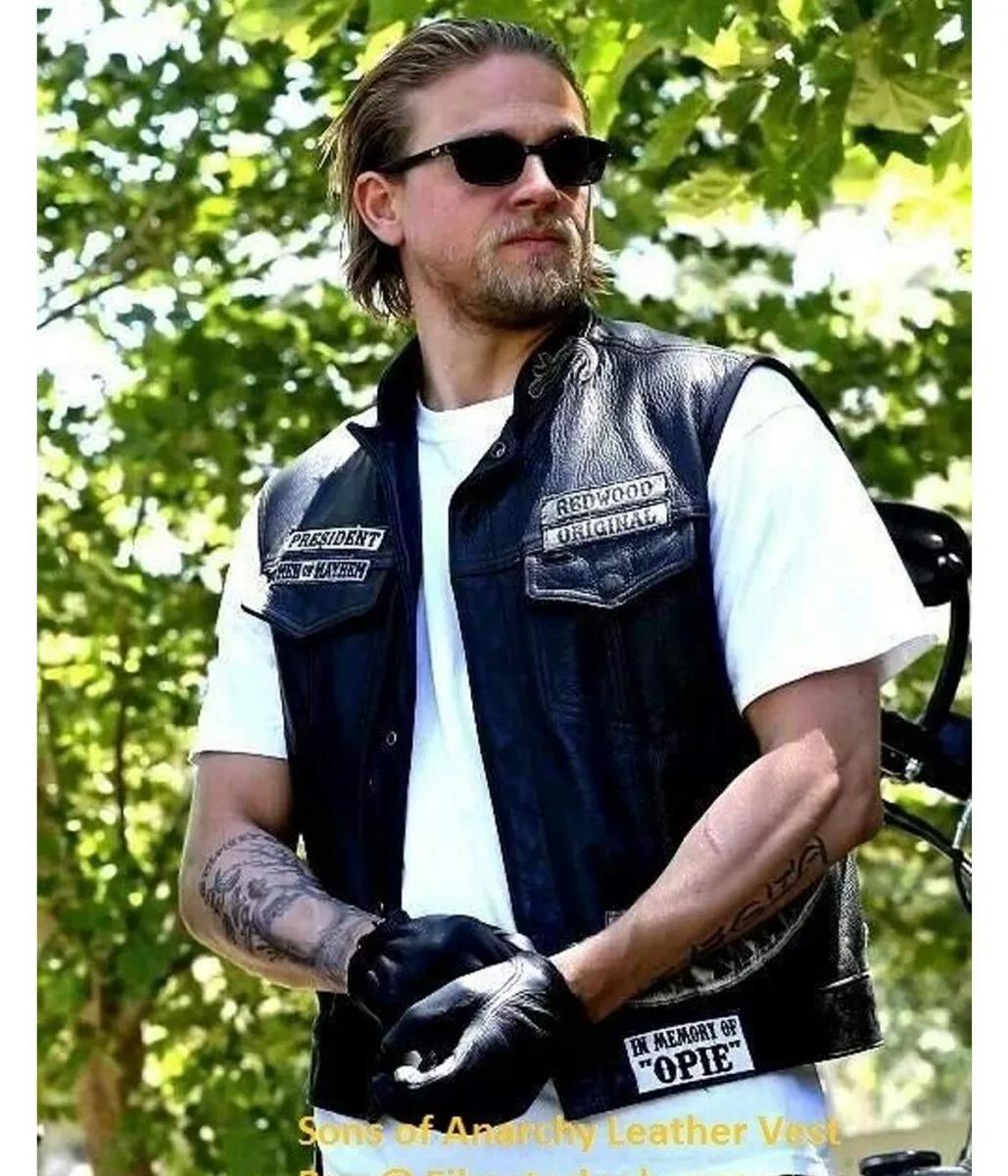 Sons Of Anarchy Jax Teller SOA Elite Jacket Leather Vest
