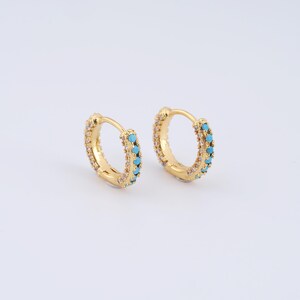 1 Pair Thick Gold Earrings,18K Gold Filled Hoop Earrings Hoop Earrings Hoop Earrings Hoop Earrings Gifts for Her,12x14.5x2.7mm