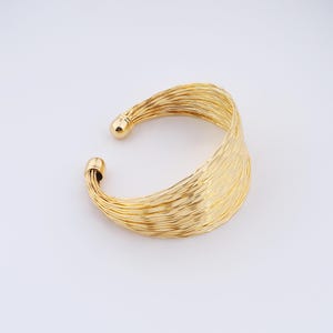 Dainty Gold Line Bangles,18K Gold Filled Wide Bangles,Bohemian Bangles Open Bangles,Gift for Her