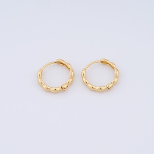 1 Pair Thin Gold Earrings,18K Gold Filled Hoop Earrings Hoop Earrings Hoop Earrings Hoop Earrings Gifts for Her,15x16mm