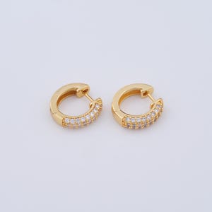 1 Pair Thick Gold Earrings,18K Gold Filled Hoop Earrings Hoop Earrings Hoop Earrings Hoop Earrings Gifts for Her,17.5x18.2x4.2mm