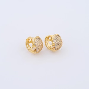 1 Pair 18K Gold Filled Hoop Earrings Hoop Earrings Small Hoop Earrings Hoop Earrings Gifts for Her,14x8.2mm