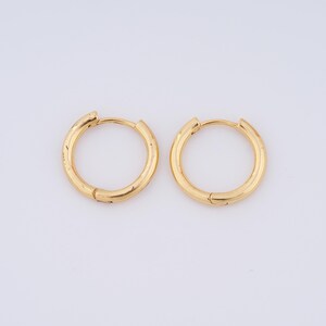 1 Pair Thin Gold Earrings,18K Gold Filled Hoop Earrings Hoop Earrings Hoop Earrings Hoop Earrings Gifts for Her,18mm