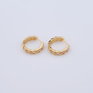 1 Pair Thin Gold Earrings,18K Gold Filled Hoop Earrings Hoop Earrings Hoop Earrings Hoop Earrings Gifts for Her,18.6x4.2mm