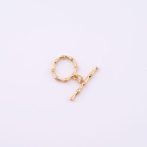 18K Gold Filled OT Clasp, Jewelry Clasp,Necklace Clasp,Bracelet Clasp,Bracelet Necklace for DIY Jewelry Making Supply,23x25.5x2mm