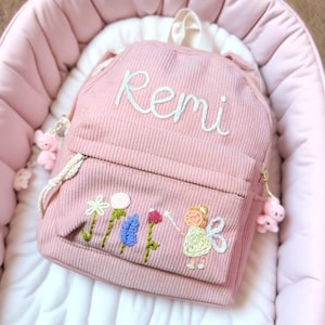 Sac à dos personnalisé pour enfant, Sac prénom personnalisé, Sac prénom personnalisé brodé, Cadeau unique pour enfant, Idée cadeau pour enfants