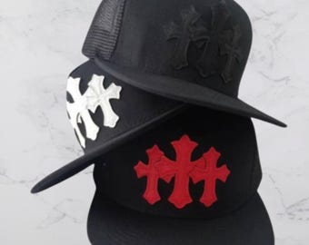 Chrome Hearts CH Badge Snapback Cap Trucker Hat Hollywood