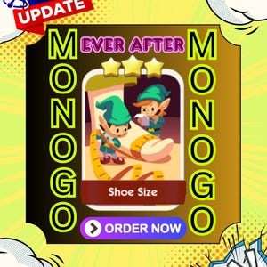 Talla de zapatos Ever After 3 estrellas M0nopoly_go