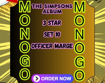 Officer marge the simps0ns 3 star Monopoly_go Sticker