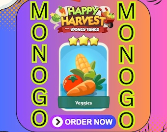 Veggies happy harvest 3 star Monopoly_ G0