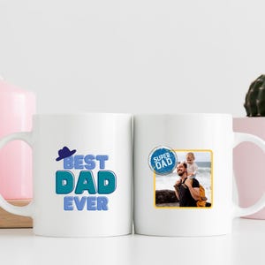 Best Dad Ever | World’s Best Dad Mug, Personalized Father&#39;s Day Gift, Custom Daddy Coffee Mug, Perfect Gift for Dad
