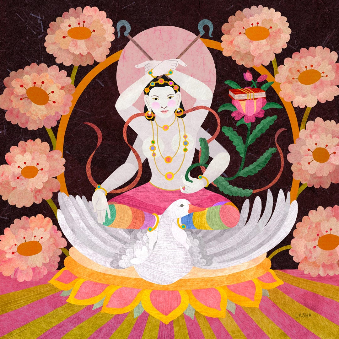Victorious Tara Who Increases Realizations ~ Sita Vijaya Tara