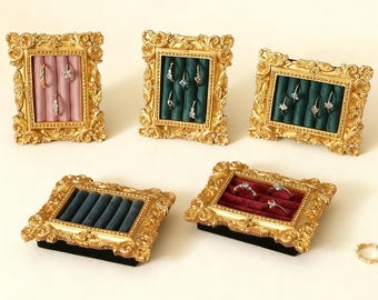 Wedding Ring Holder Jewelry Display,Desktop Vintage Ring Jewelry Holder, Jewelry Display Stand Ring Organizer,Engagement Ring Holder Display