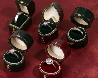 Lot De 2 Anciens écrins à Bijoux Vintage - Occasion, Parfait Pour Collection Ou Rangement