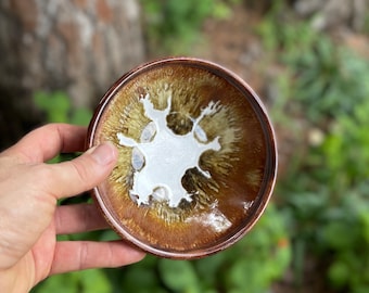 Dessert Bowl in Tundra glaze / snack bowl / portion control bowl / wheel thrown pottery / hand thrown bowl /