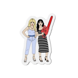 Sabrina Carpenter Jenna Ortega Magnet Taste Inspired Fan Art Cute Aesthetic Meme Magnet Funny Pop Culture Fridge Decor Queer Gift