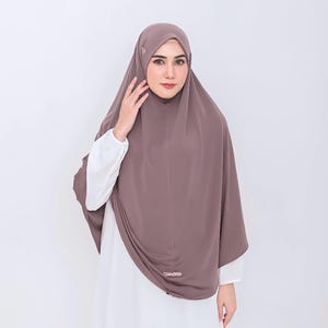 No-Pin Instant Jersey Hijab | Slip-On Headscarf for Everyday Wear | Elegant Spandex Wrap | Comfortable Muslim Head Cover